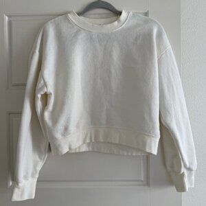 Cream Crewneck Sweatshirt Size Small